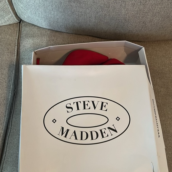 Red Thigh High Boots - Picture 2 of 3